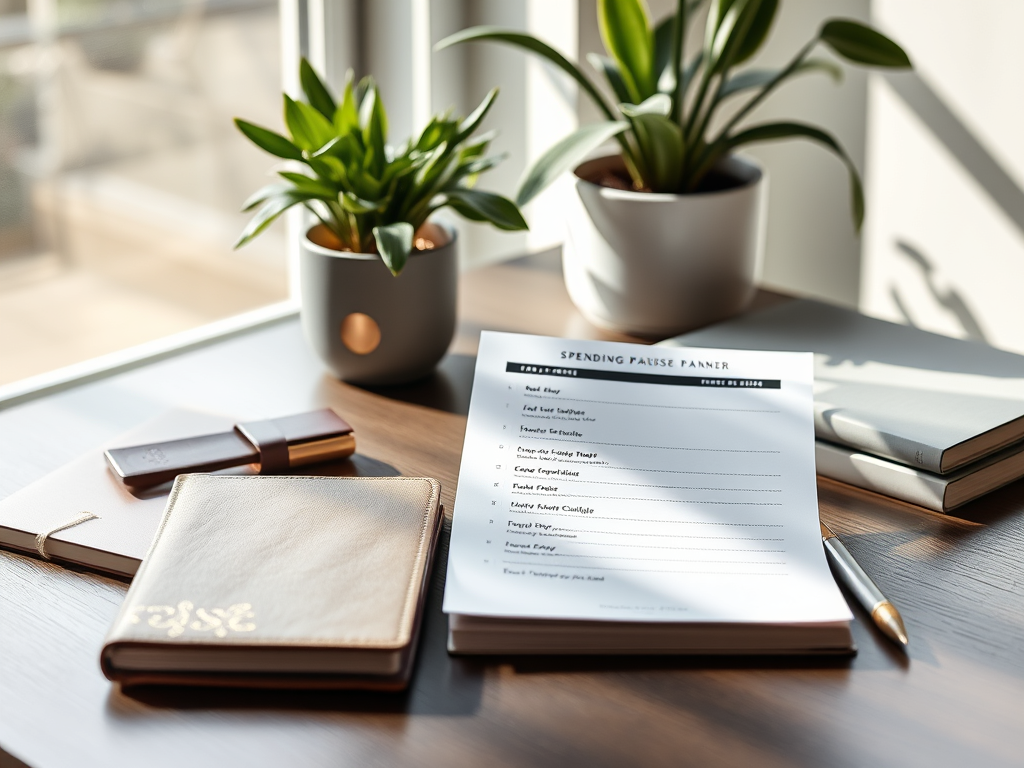 Impulse spending planner template executive function toolkit