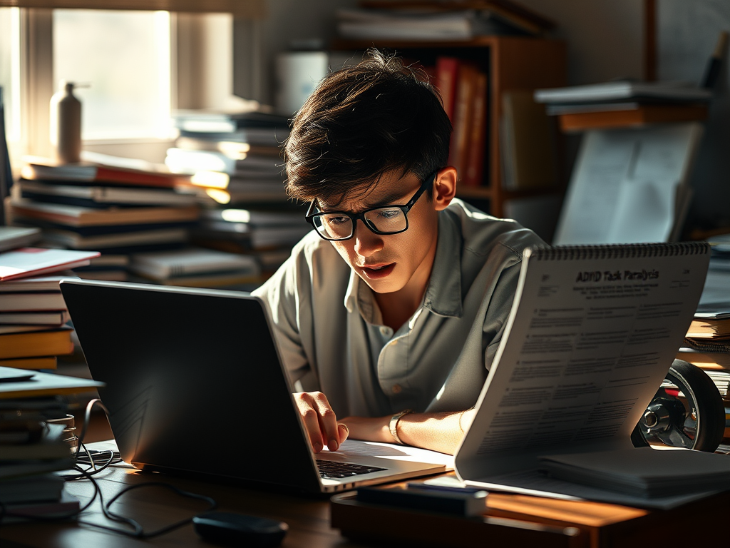 Why Starting Feels Impossible: Executive Dysfunction & ADHD Task Paralysis Worksheet